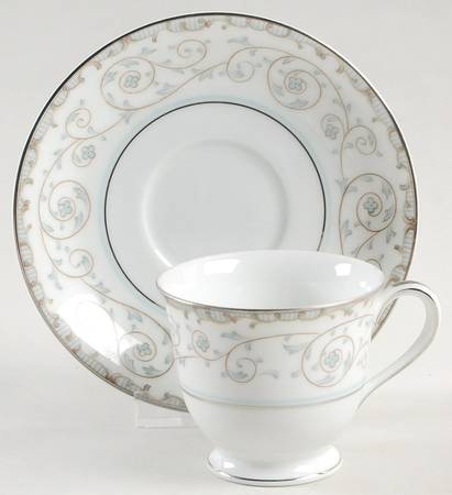 Oxford Footed Demitasse Cup & Saucer Set