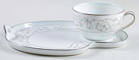 Oxford Snack Plate & Cup Set