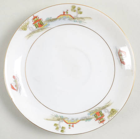 The Pagoda Saucer for Bouillon Cup