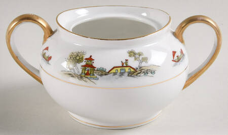 The Pagoda Sugar Bowl No Lid