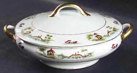 The Pagoda Round Covered Vegetable