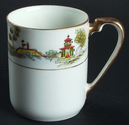 The Pagoda Flat Demitasse Cup