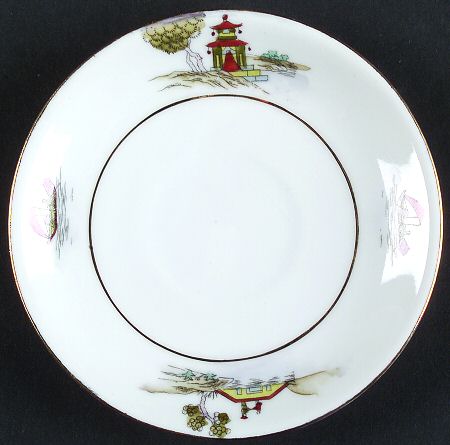 The Pagoda Saucer for Demitasse Cup