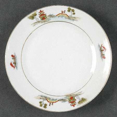 The Pagoda Bread & Butter Plate