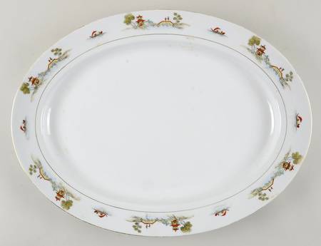 The Pagoda 20" Oval Serving Platter
