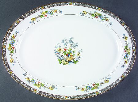 Paisley 16" Oval Serving Platter