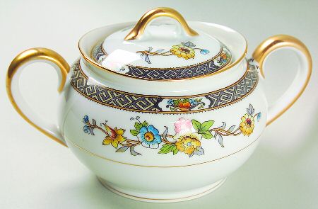 Paisley Sugar Bowl & Lid