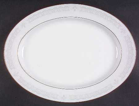 Parisian Lace 13" Oval Serving Platter