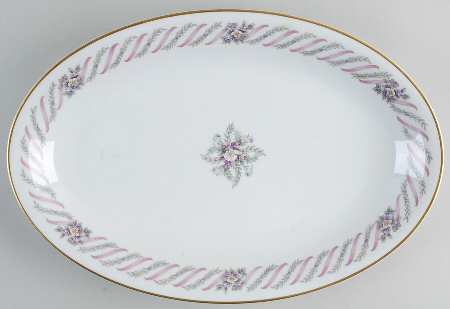 Pamela 14" Oval Serving Platter