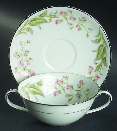Pandora Flat Cream Soup Bowl & Saucer Set