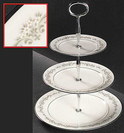 Parkridge 13 7/8"-14 1/4" 3-Tiered Serving Tray(DP,SP,BB) HC