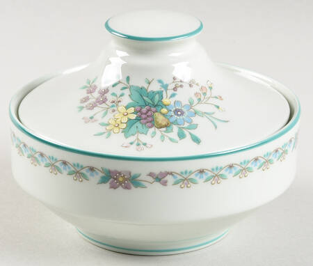 Paradise Green Sugar Bowl & Lid