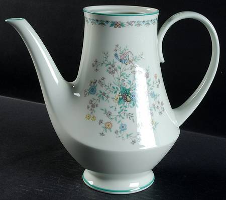 Paradise Green Coffee Pot No Lid
