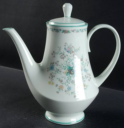 Paradise Green Coffee Pot & Lid