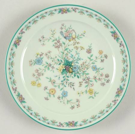 Paradise Green Bread & Butter Plate