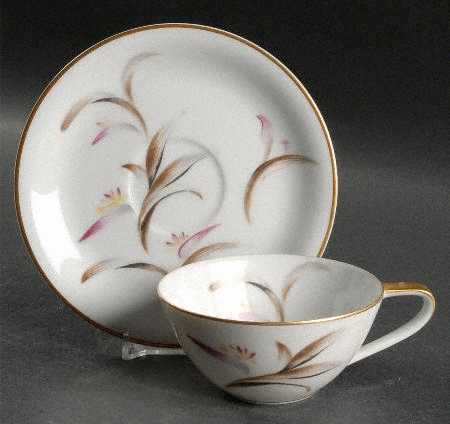 Paradise Flat Cup & Saucer Set