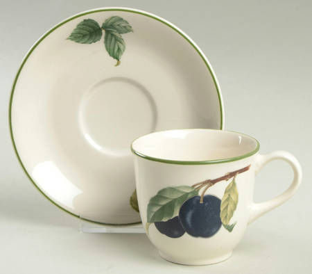 Paradise Footed Demitasse Cup & Saucer Set