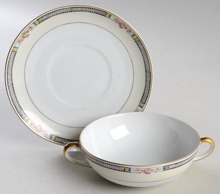 Paragon Flat Cream Soup Bowl & Saucer Set