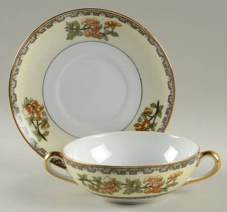 Paramount Flat Cream Soup Bowl & Saucer Set