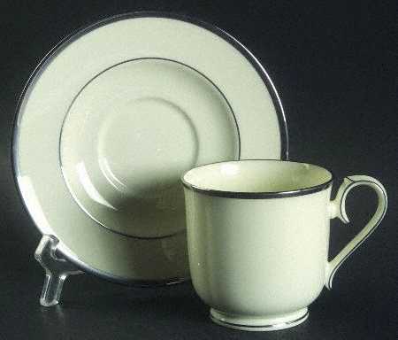 Paris Footed Cup & Saucer Set