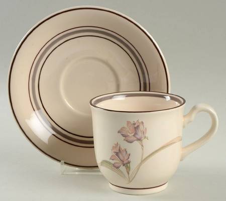 Partners Footed Cup & Saucer Set