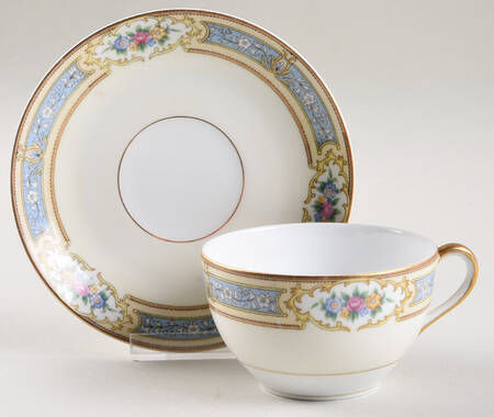 Pastelle Flat Cup & Saucer Set