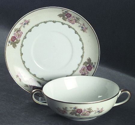 Pastura Flat Cream Soup Bowl & Saucer Set