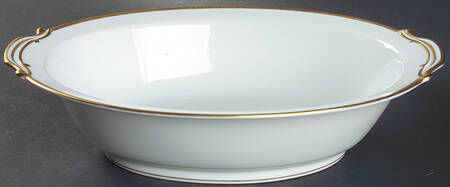 Patricia 10" Oval Vegetable Bowl
