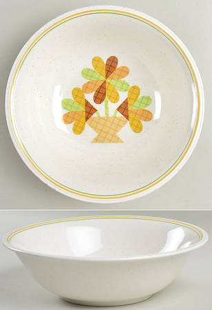 Patches 9" Round Vegetable Bowl