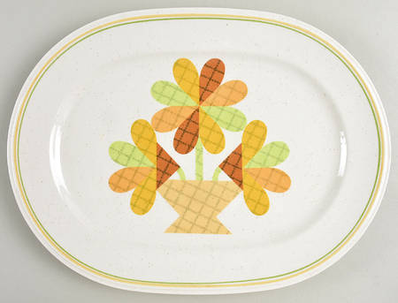 Patches 13" Oval Serving Platter
