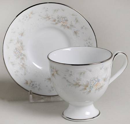 Patience Footed Demitasse Cup & Saucer Set