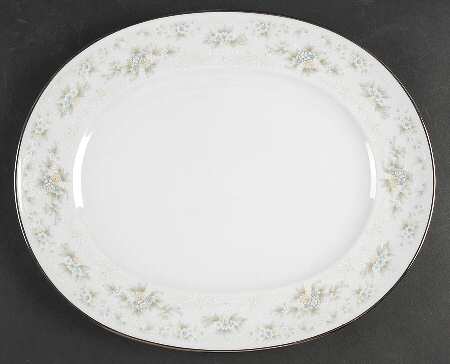 Patience 13" Oval Serving Platter by Noritake