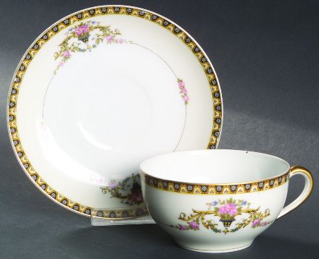 Patrician Flat Cup & Saucer Set