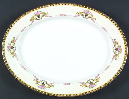Patrician 13" Oval Serving Platter