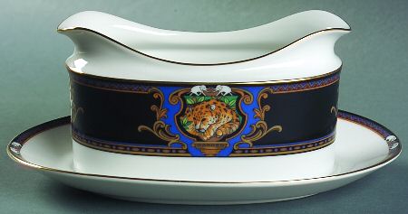 Paradise Tribute Gravy Boat with Attached Underplate