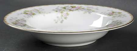 Petite Fleur Rim Soup Bowl