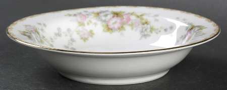 Petite Fleur Rim Fruit/Dessert (Sauce) Bowl