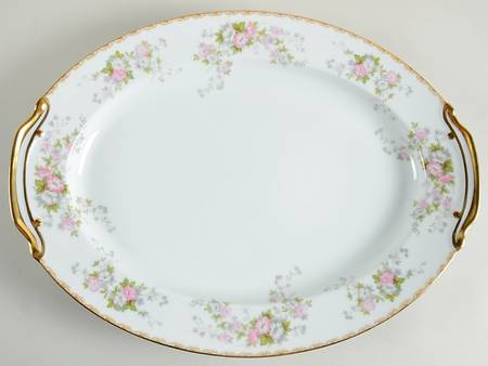Petite Fleur 16" Oval Serving Platter