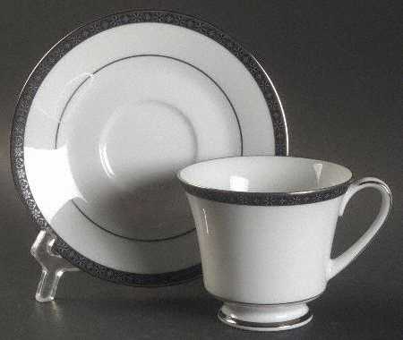 Peking Footed Cup & Saucer Set