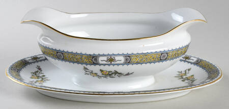 Pekin Gravy Boat with Attached Underplate