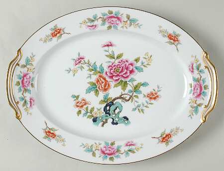 Pekincourt 13" Oval Serving Platter