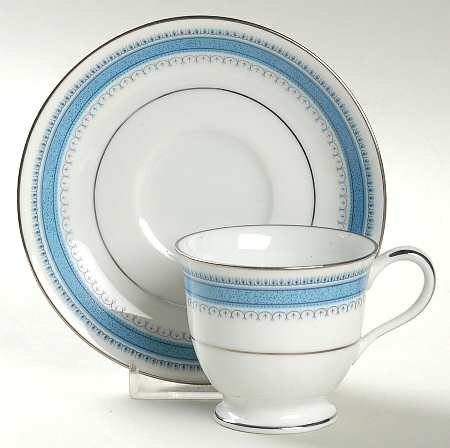 Pembroke Footed Demitasse Cup & Saucer Set