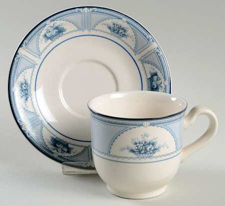 Peachtree Manor Footed Cup & Saucer Set