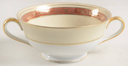 Penrosa Footed Cream Soup Bowl