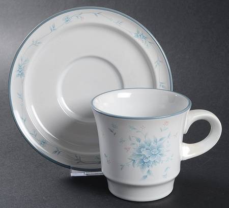 Penzance Flat Cup & Saucer Set