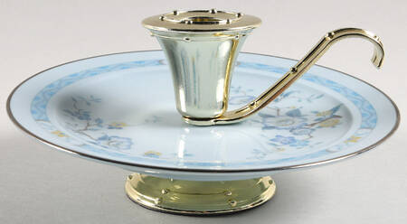 Peonia Blue 3"- 3 1/4" Candleholder (BB) HC