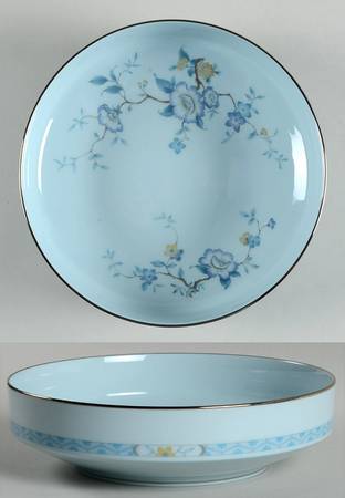 Peonia Blue Coupe Soup Bowl