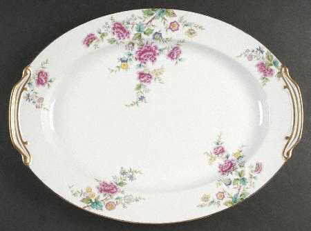 Peony 16" Oval Serving Platter