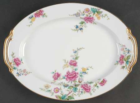 Peony 13" Oval Serving Platter