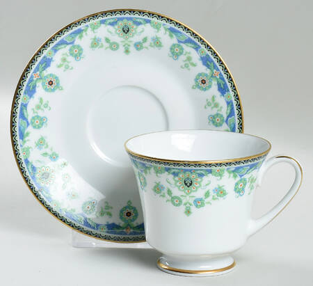 Persia Footed Cup & Saucer Set
